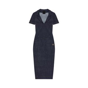 Платье Givenchy Denim Pockets Midi Dress, Medium Blue