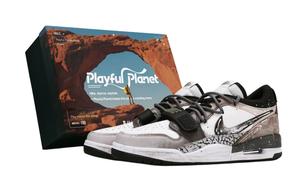 Jordan Леггинсы 312 устойчивые к истиранию низкие винтажные баскетбольные кроссовки мужские brown green