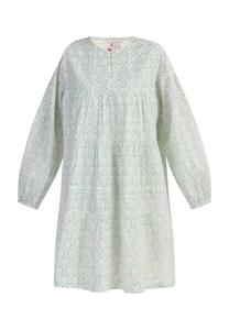 Платье IZIA Midi Mit Allover Print, бирюзовый