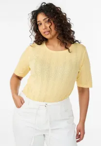 Футболка с принтом aus mit lochstickerei Zizzi, Sunlight