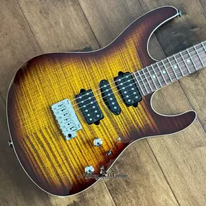 Suhr Modern Plus HSH Bengel Burst с желтой кленовой обжаренной накладкой и грифом из Pau Ferro 88762