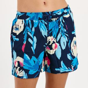 Женские шорты для серфинга 4 дюйма Calypsa, цвет midnight bloom