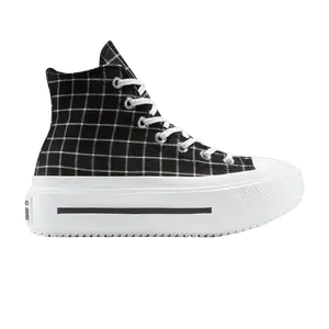 Кроссовки Converse Wmns Chuck Taylor All Star Lift Double Stack Platform High, Plaid