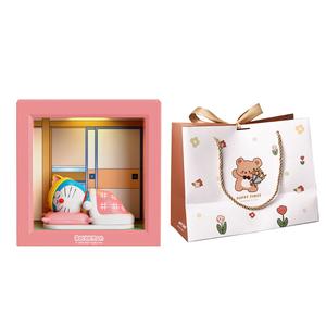 Фоторамка Doraemon Sleeping Baby Commemorative Edition с ночником и фигурками чиби ROCK