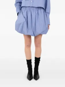 Пышная и плиссированная юбка Société Anonyme, синий