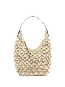 Расшитая бисером сумка-тоут из Брайтона Poolside, бежевый