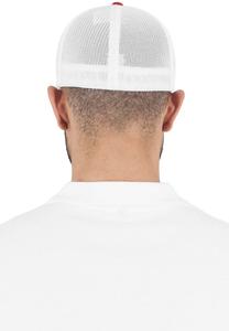 Бейсболка 2-TONE Flexfit, цвет red/wht