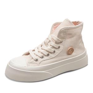 JINDUN Высокие парусиновые туфли женские