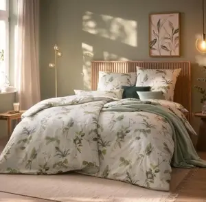 Постельное белье Swiss Premium Satin Nadea Green 155x220 см + 80x80 см + 40x80 см Estella