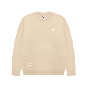 Джемпер  с нашивкой логотипа A Bathing APE Aape, коричневый