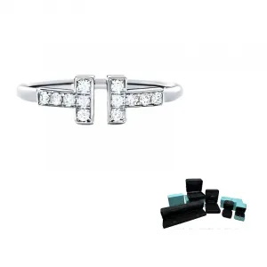 TIFFANY & CO. Кольцо из белого золота 585 пробы Unisex