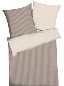 Двустороннее постельное белье цвета капучино kaeppel, 135x200 см (80x80 см)