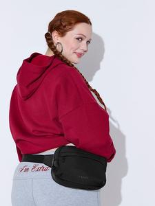 Поясная сумка Pink, black