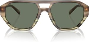 Michael Kors мужские солнцезащитные очки авиаторы Mk2219u Zurich Universal Fit, Olive Tortoise/Green Solid
