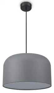 Подвесной светильник Paco Home Bowl, серо-белый