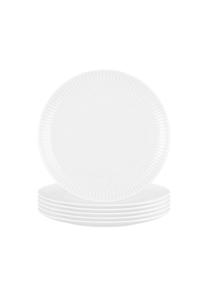 Белые завтрачные тарелки amina ø 22,7 см набор 6 шт Amina Seltmann Weiden