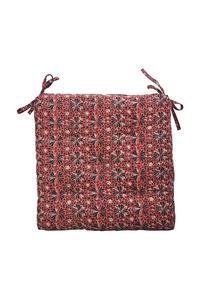 Хлопковая подушка на стул 45 х 45 см Madam Stoltz, мультиколор