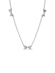 Цепное ожерелье Bow Station Pandora, серебро 925 пробы