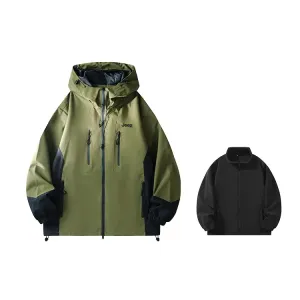 Jeep Куртка из коллекции Leisure Unisex, Army Green (Includes Polar Fleece Liner)