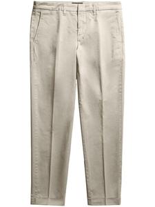 Fay прямые брюки чинос, нейтральный цвет