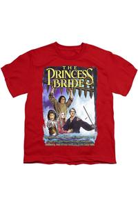 Футболка с коротким рукавом для подростков "Принцесса-невеста" (альтернативный постер) Gildan, красный