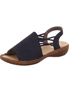 Классические босоножки rieker, синий