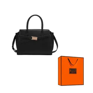 PAYOT Синтетическая кожаная женская сумка-тоут через плечо черная, Black