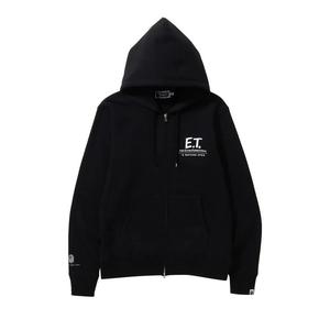 Худи BAPE x E.T. Ape Head Zip Hoodie, Black