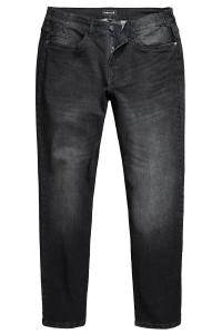 Men Plus Джинсы свободного кроя в черном дениме