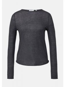 Вязаный свитер в цвете 9865_черный comma