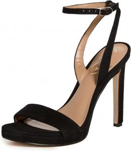 Женские туфли на каблуке с ремешком на щиколотке Sam Edelman Jade, черный