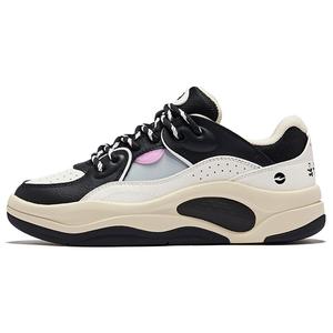 Erke Нескользящие, износостойкие, низкие кроссовки для скейтбординга, женские, микрокристаллические, белые, угольно-черные