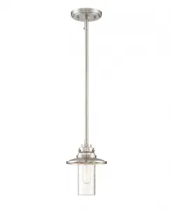 Мини-Подвесной светильник Dover 1 Designers Fountain, platinum