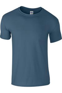 Футболка мужская Gildan Soft-Style с коротким рукавом, цвет indigo blue