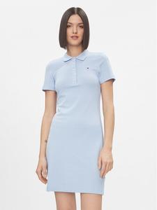 Платье на каждый день приталенного кроя Tommy Hilfiger, синий
