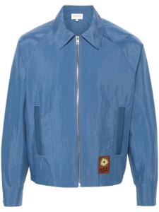 Бомбер с нашивкой Floating Flower Maison Kitsuné, синий