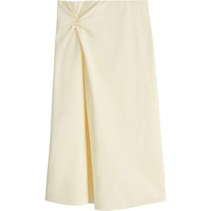 COS Повседневная длинная юбка для женщин Cream Yellow