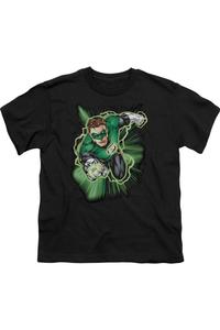 Футболка для детей Green Lantern из Лиги Справедливости Америки с коротким рукавом Gildan