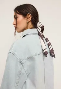 Клетчатый фуляр Stradivarius, White