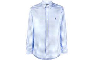 Рубашка с вышивкой пони Polo Ralph Lauren, синий