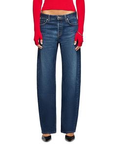 Джинсы Alida High Rise с завышенной талией и расклешенными штанинами в стиле Tribeca EB Denim, синий