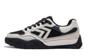 Feiyue Низкие спортивные повседневные туфли женские бежево-черные