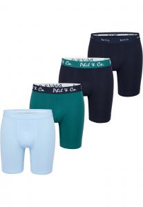 Трусы Phil & Co. Berlin Boxer shorts Long Boxer, цвет light blue/green/black