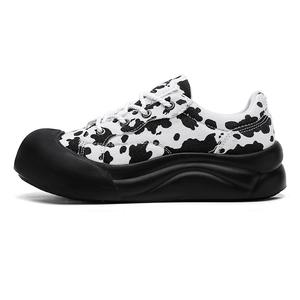 GQWE Антискользящие износостойкие низкие кеды унисекс - коровий принт, цвет Cow Color