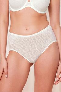 Прозрачные фирменные трусики макси Triumph, белый