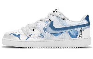 Nike Кроссовки для скейтборда Court Vision 1 Clear Isle с антискользящим покрытием, износостойкие, низкие, мужские, небесно-голубые