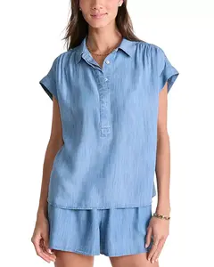 Рубашка из шамбре Vineyard Vines, синий