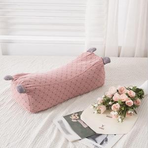 DUYHBAWRS Ортопедическая подушка-валик с наполнителем из гречневой лузги и хлопковой наволочкой