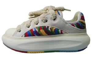 LiNing Кроссовки женские Yun You C4D с амортизацией, износостойкие, низкие, повседневные, бежевые, красные, желтые