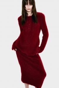 Пышная юбка H&M, красный